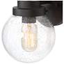 5_Aestite 10.2" High Black Glass Outdoor Wall Light more views