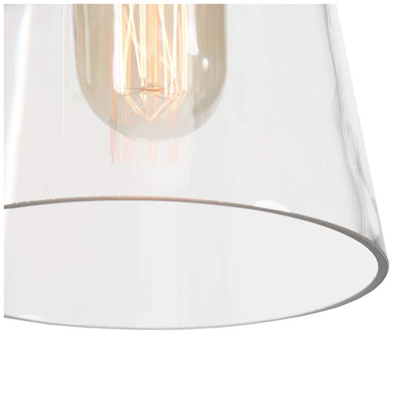 Image 5 Aestite 10.2" High Brushed Silver Glass Outdoor Wall Light more views