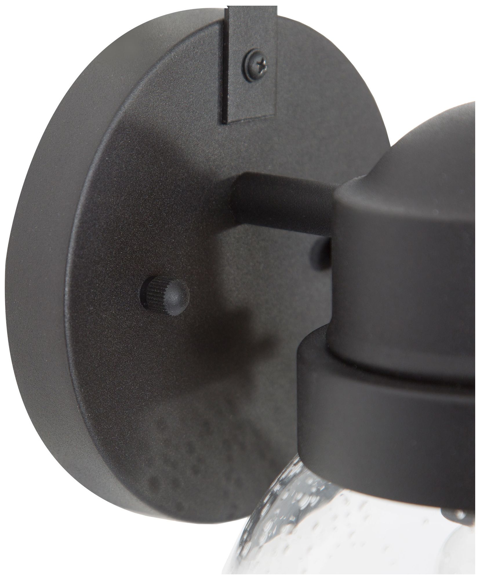 Image 2 Aestite 11.2" High Black Glass Outdoor Wall Light more views