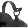 3_Aestite 11.2" High Black Glass Outdoor Wall Light more views
