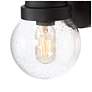 5_Aestite 11.2" High Black Glass Outdoor Wall Light more views
