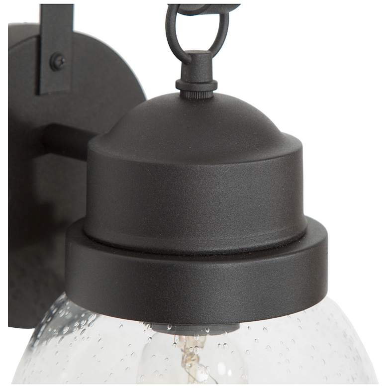 Image 3 Aestite Set of 2 Glass 11.2" High Black Outdoor Wall Light more views