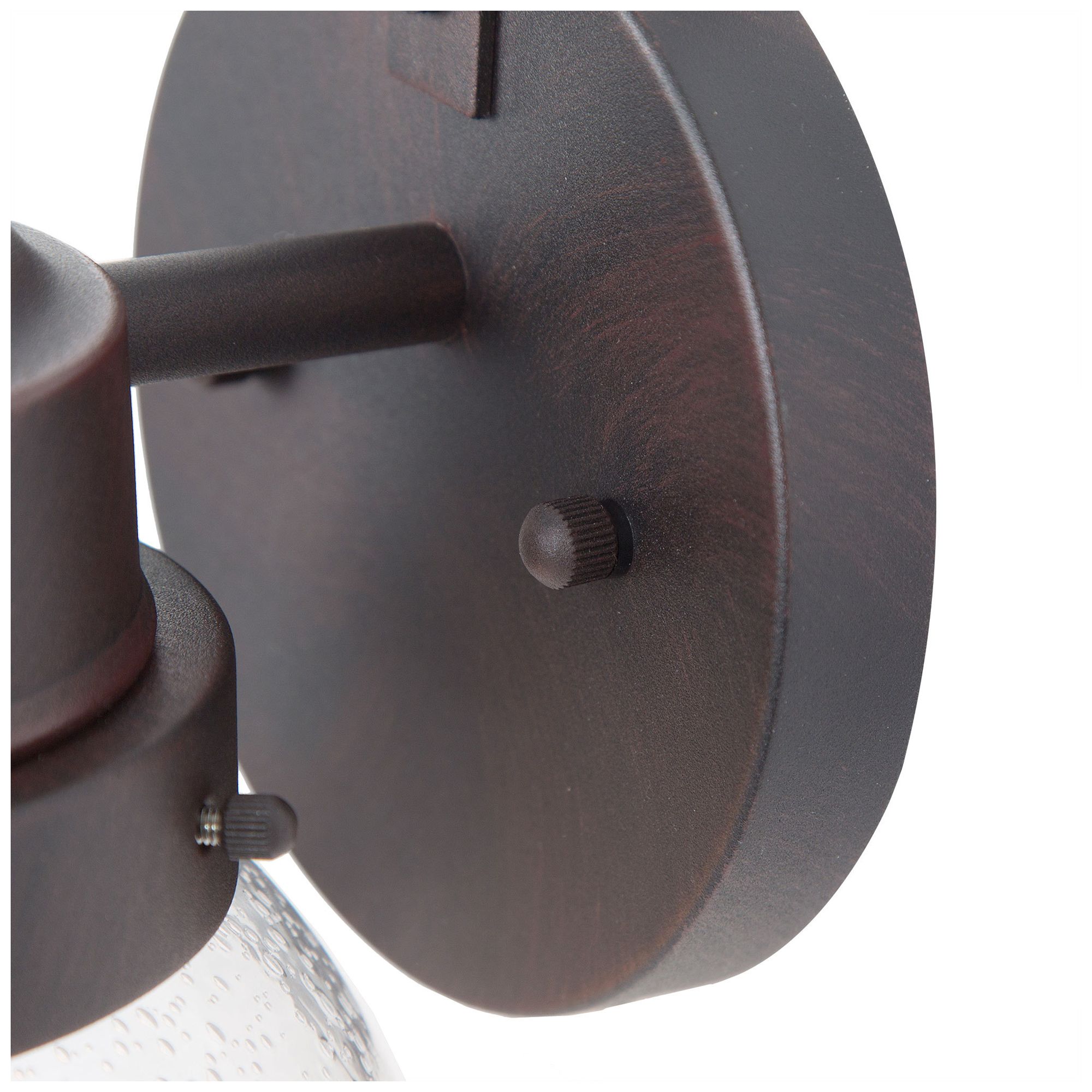 Image 3 Aestite Set of 2 Textured Rust 11.2" High Glass Outdoor Wall Light more views