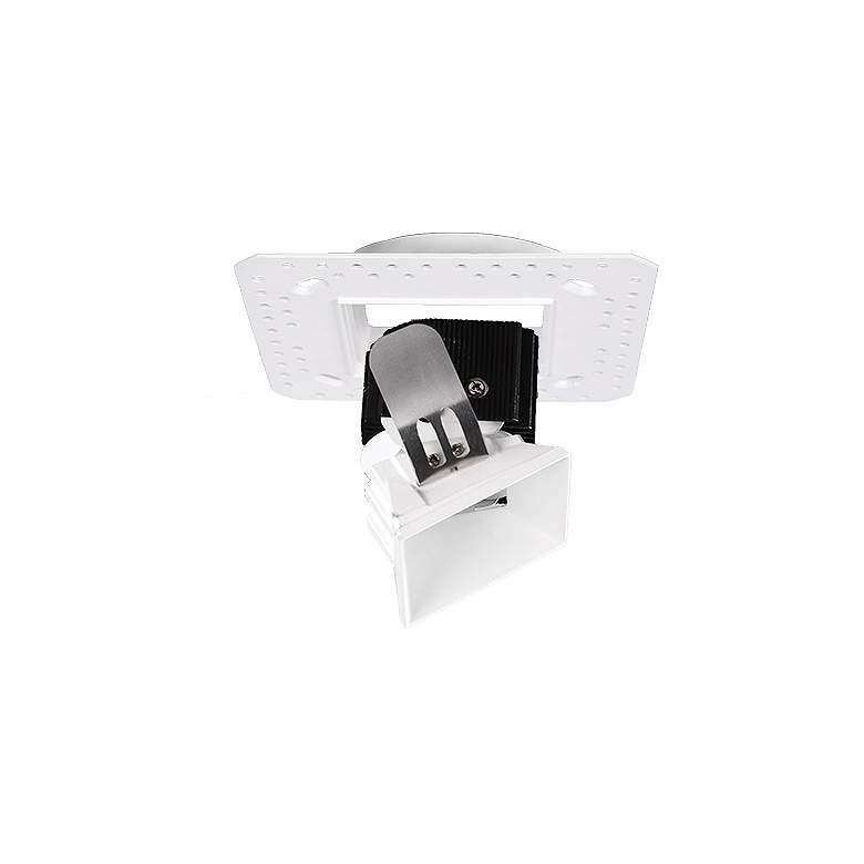 Image 1 Aether 3 1/2 inch Square White LED Adjustable Trimless Downlight