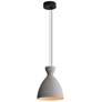 1_Aethera 10" LED Pendant in Grey Cement