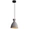 Aethera 10" LED Pendant in Grey Cement