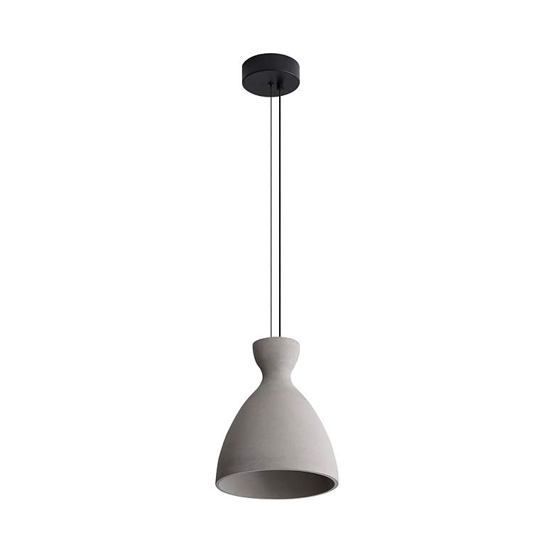 Image 3 Aethera 10" LED Pendant in Grey Cement more views