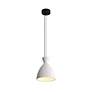 4_Aethera 10" LED Pendant in White Sandstone Cement more views
