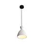 6_Aethera 10" LED Pendant in White Sandstone Cement more views