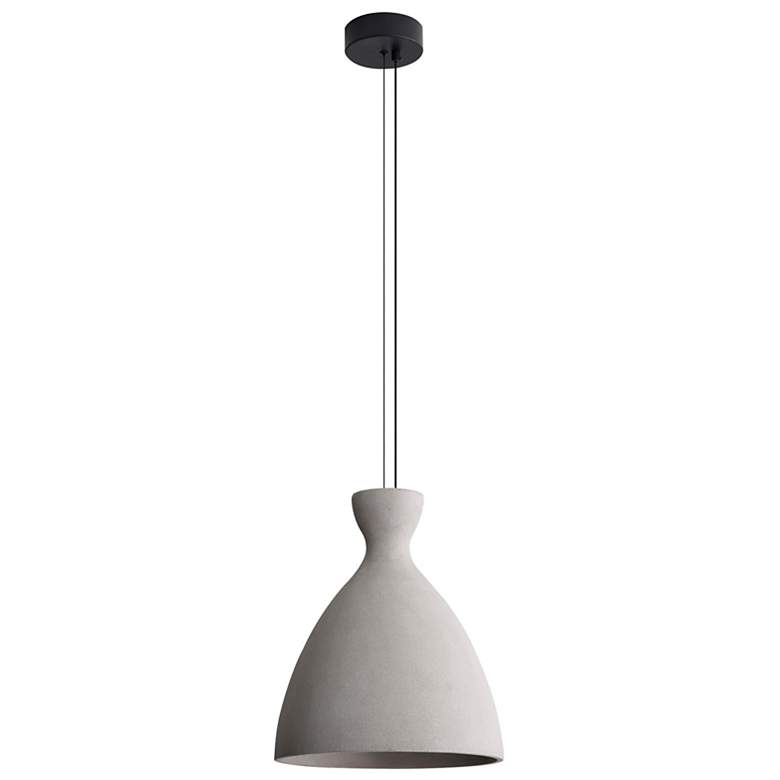 Image 1 Aethera 14" LED Pendant in Grey Cement