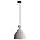 Aethera 14" LED Pendant in Grey Cement
