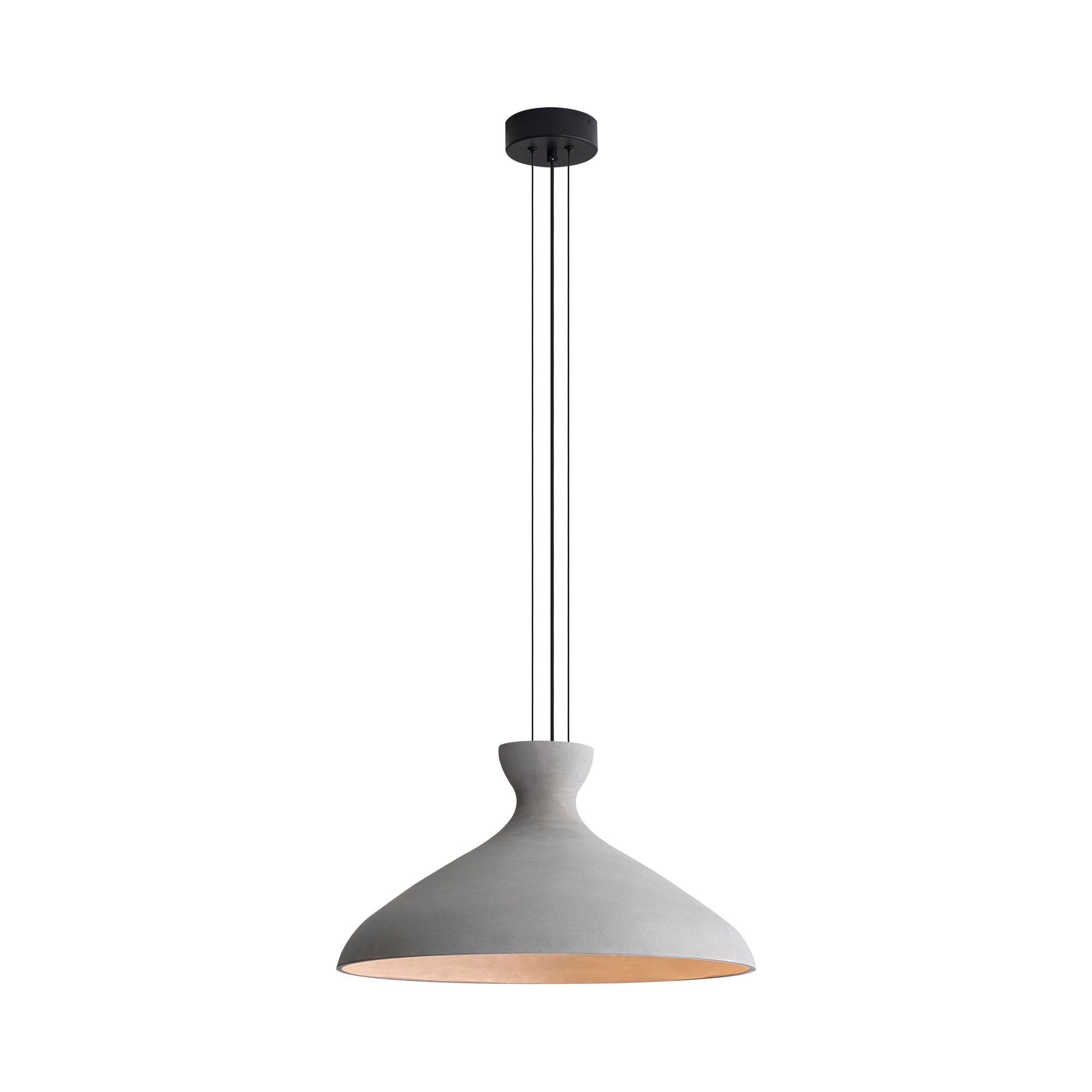 Image 2 Aethera 22" LED Pendant in Grey Cement more views