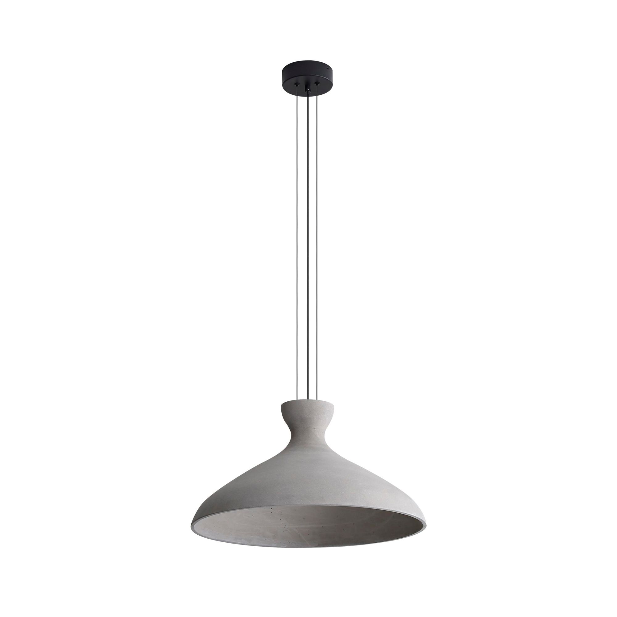 Image 3 Aethera 22" LED Pendant in Grey Cement more views