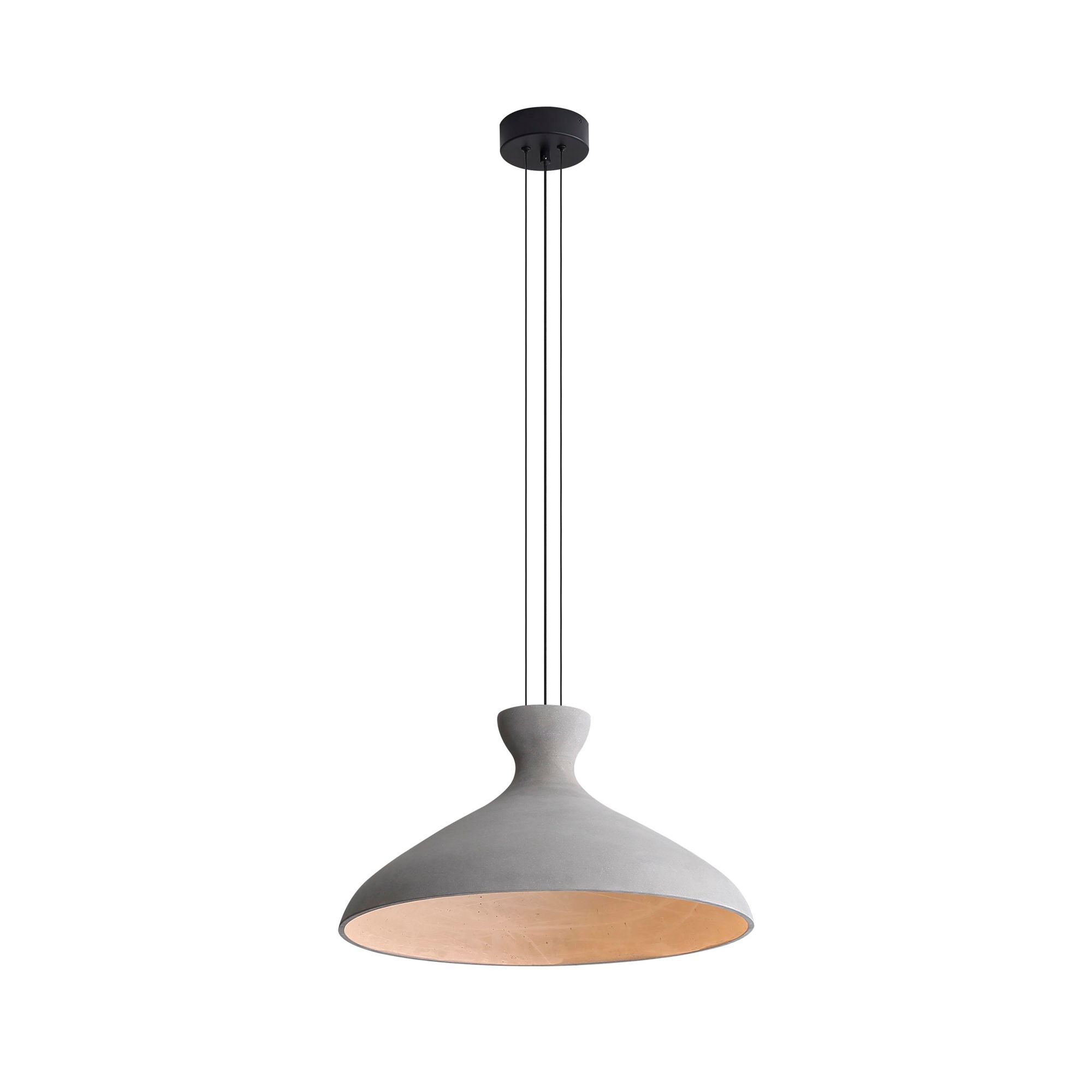 Image 4 Aethera 22" LED Pendant in Grey Cement more views