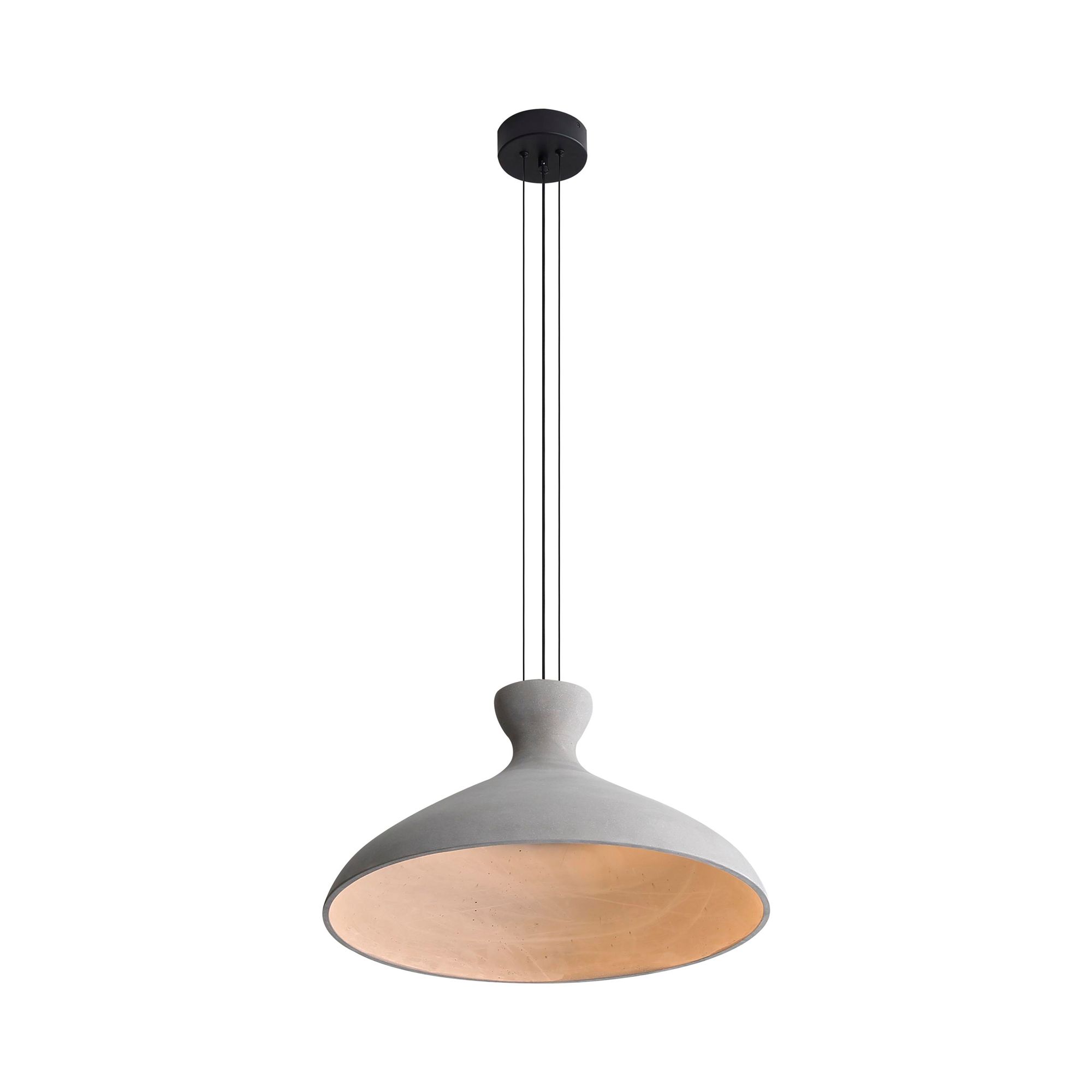 Image 5 Aethera 22" LED Pendant in Grey Cement more views