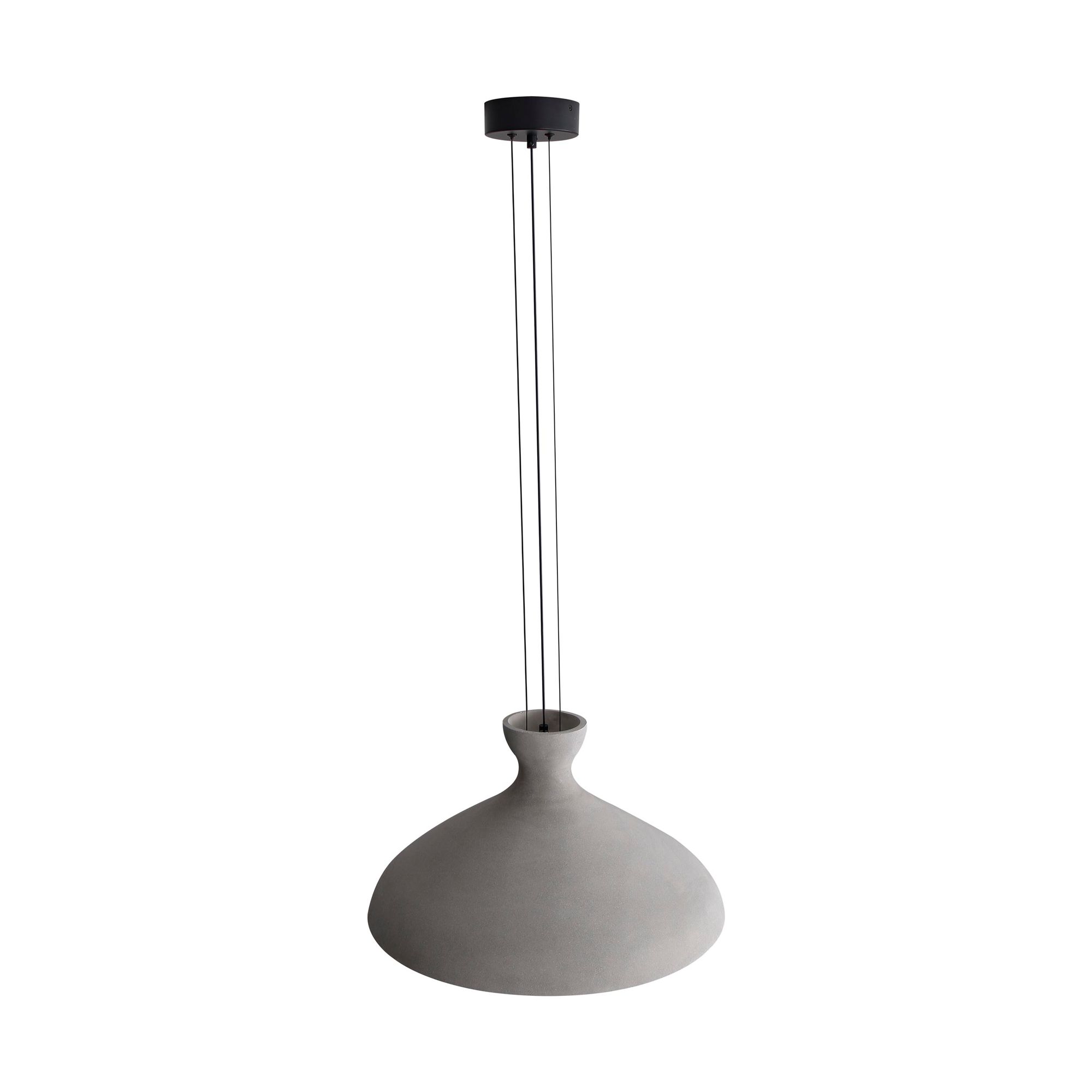 Image 6 Aethera 22" LED Pendant in Grey Cement more views