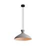4_Aethera 22" LED Pendant in Grey Cement more views