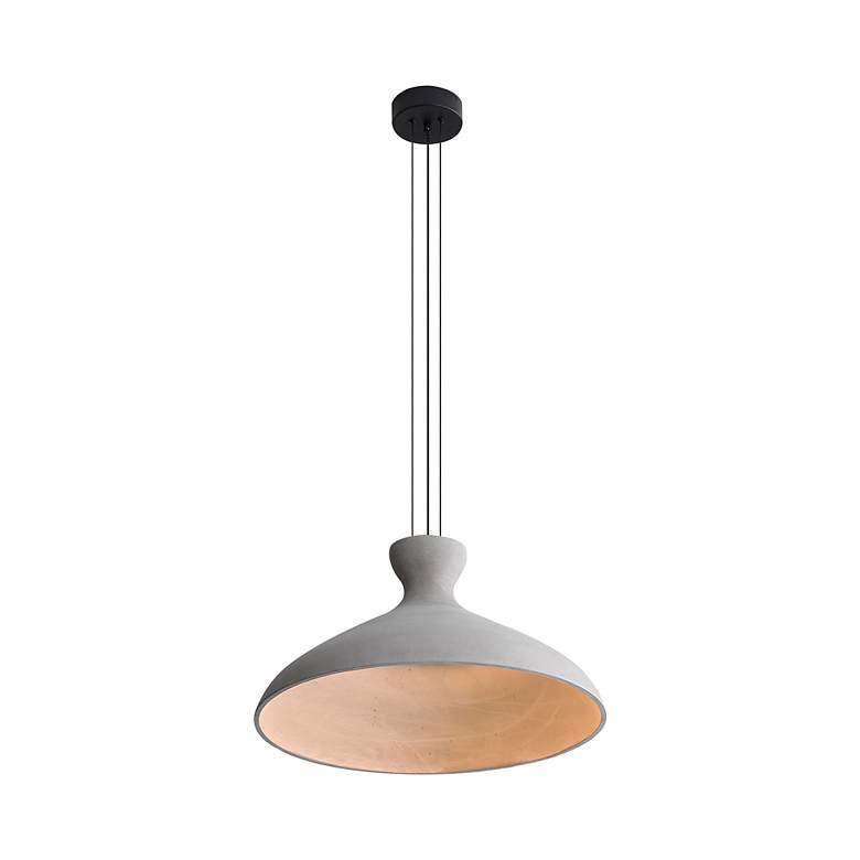 Image 5 Aethera 22" LED Pendant in Grey Cement more views