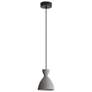1_Aethera 7" LED Pendant in Grey Cement