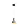 5_Aethera 7" LED Pendant in Grey Cement more views