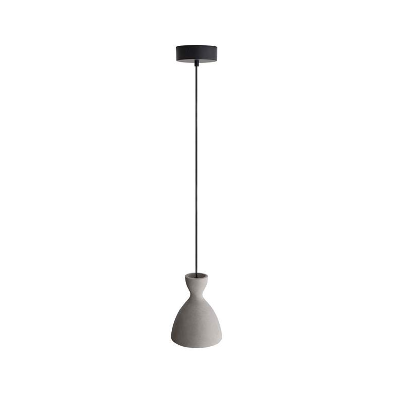 Image 6 Aethera 7" LED Pendant in Grey Cement more views