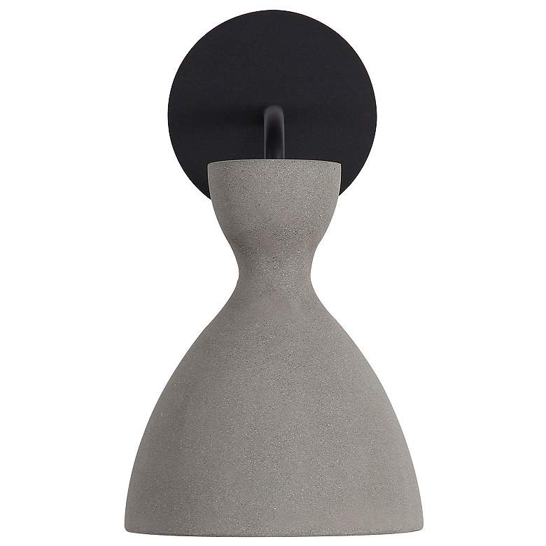 Image 1 Aethera LED 7" Wall Sconce - Outdoor in Grey Cement
