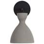 1_Aethera LED 7" Wall Sconce - Outdoor in Grey Cement