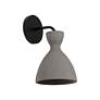 2_Aethera LED 7" Wall Sconce - Outdoor in Grey Cement more views