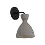 3_Aethera LED 7" Wall Sconce - Outdoor in Grey Cement more views