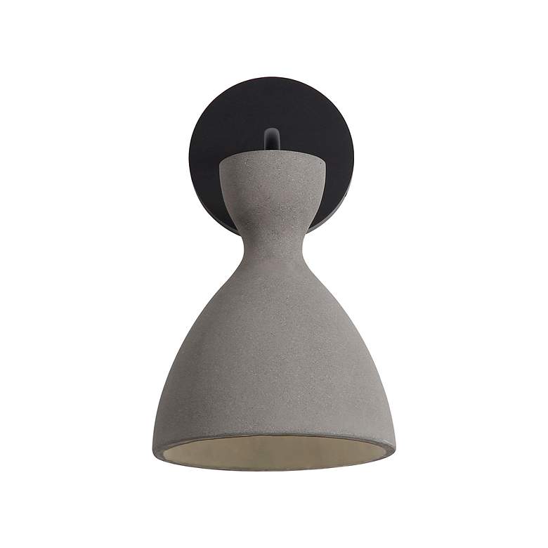 Image 5 Aethera LED 7" Wall Sconce - Outdoor in Grey Cement more views