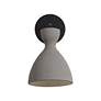 5_Aethera LED 7" Wall Sconce - Outdoor in Grey Cement more views