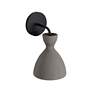 7_Aethera LED 7" Wall Sconce - Outdoor in Grey Cement more views
