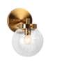Aevas 1-Light 5.1" Wide Gold Gold Bath Light