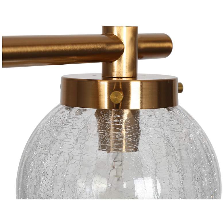 Image 5 Aevas 5-Light 38.2" Wide Gold Linear Glass Island Chandelier Lights more views