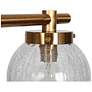 5_Aevas 5-Light 38.2" Wide Gold Linear Glass Island Chandelier Lights more views