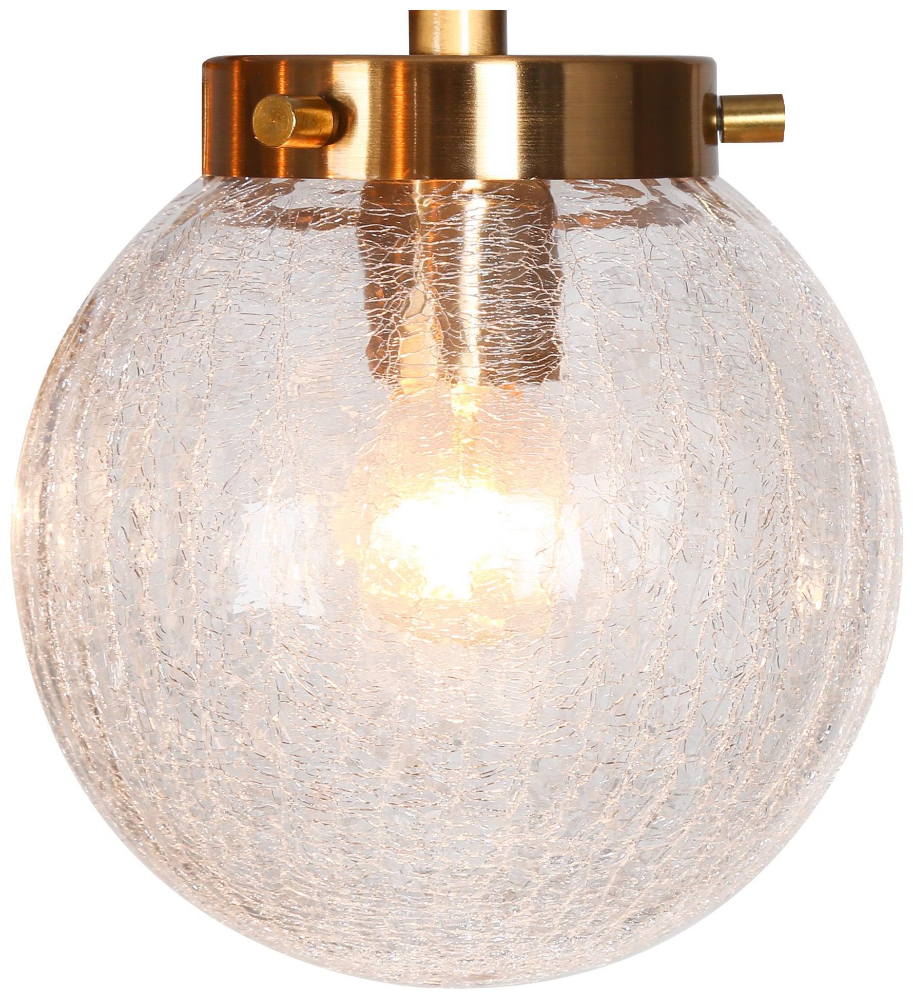 Image 6 Aevas 6-Light 27.6" Wide Gold Glass Chandelier more views