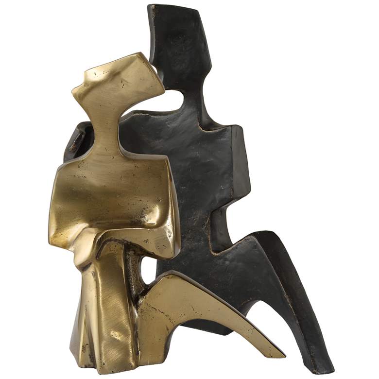 Image 1 Affection Set of 2 Bronze and Gold Sculptures