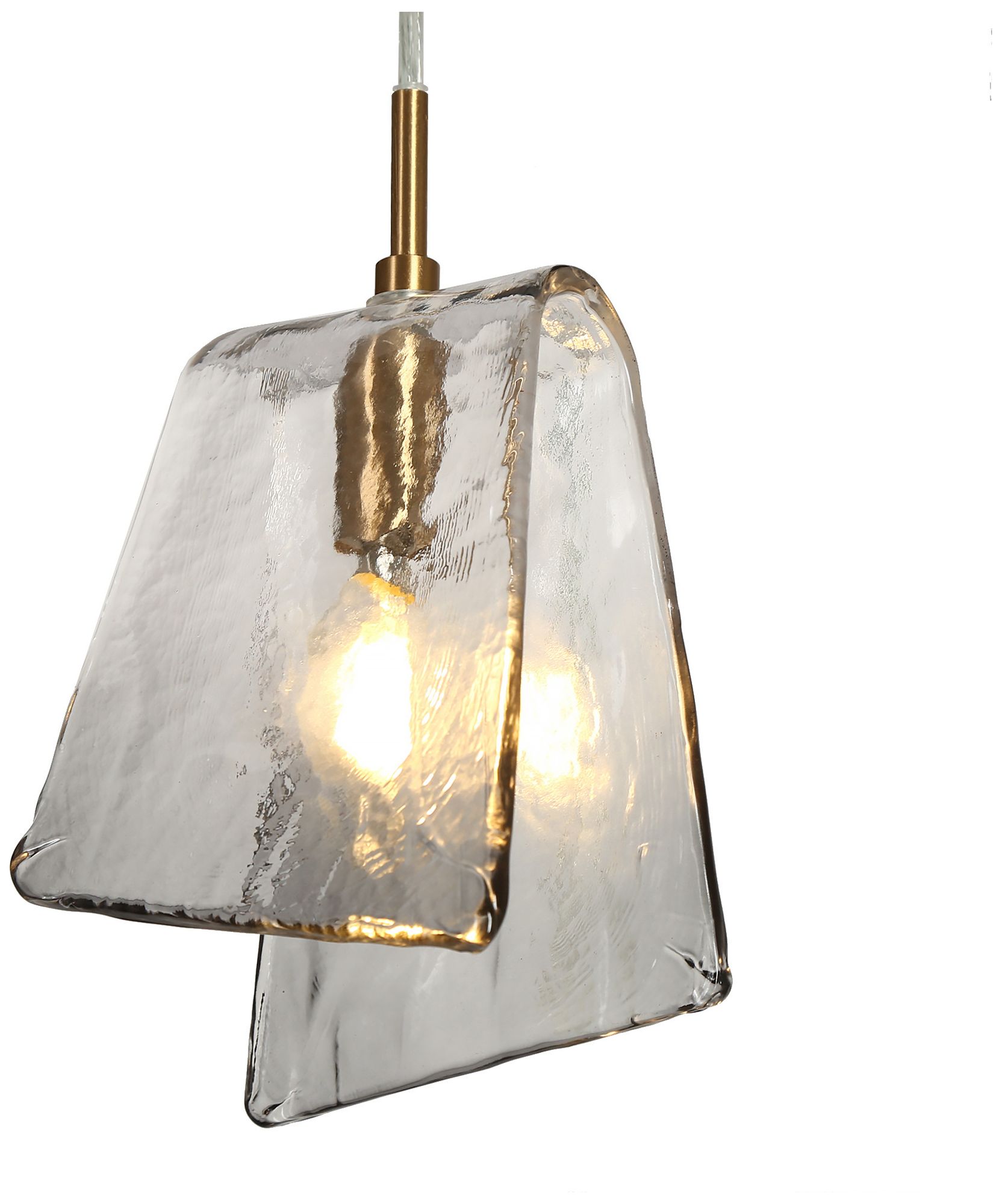 Image 4 Afmean 5-Light Cluster Grey Glass Island Pendant Light more views
