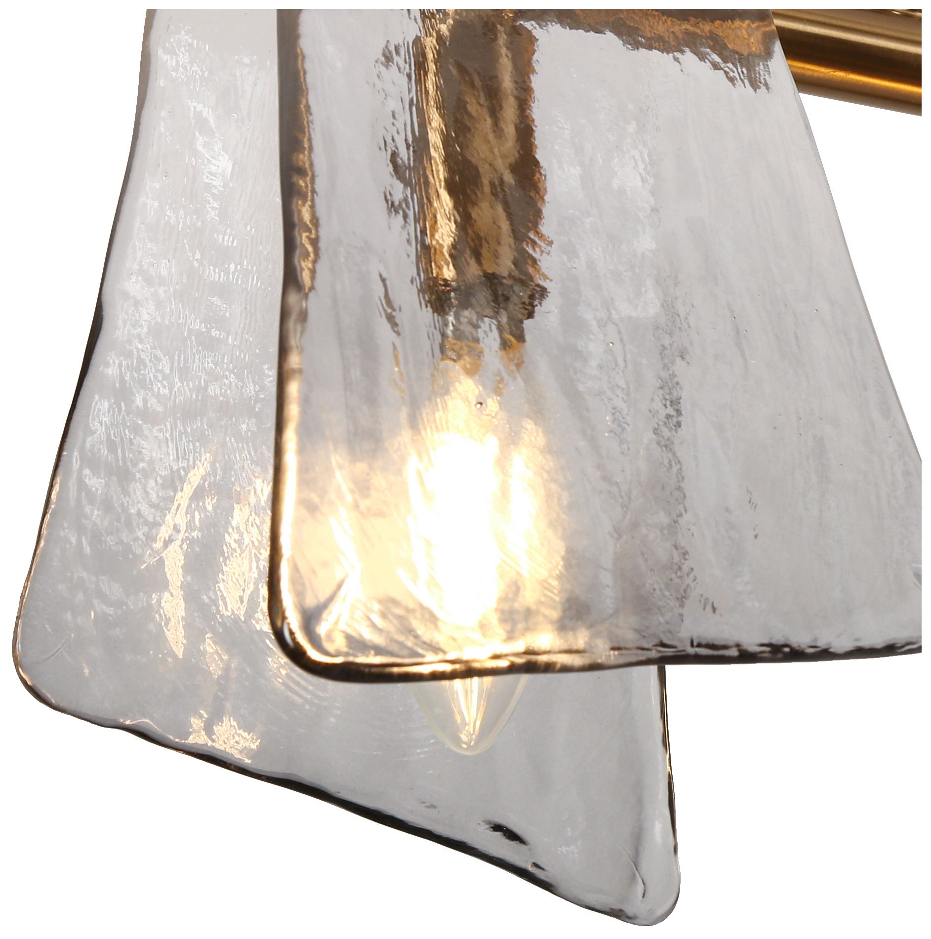 Image 3 Afmean 5-Light Grey Glass Island Chandelier more views