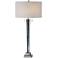 Afna Translucent Blue Fluted Glass Table Lamp by Uttermost