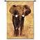 African Elephant 53" High Wall Tapestry