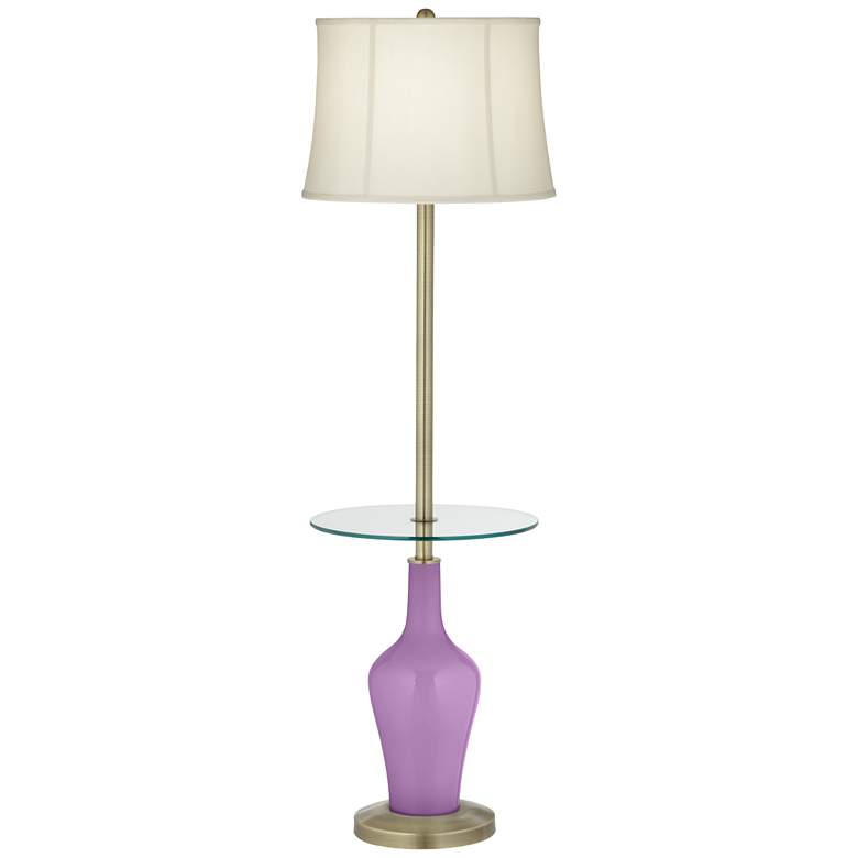 Image 1 African Violet Anya Tray Table Floor Lamp