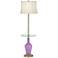 African Violet Anya Tray Table Floor Lamp