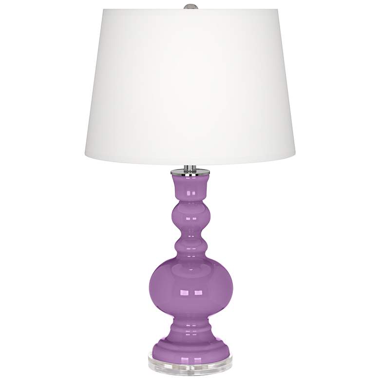Image 2 African Violet Apothecary Table Lamp with Dimmer