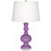 African Violet Apothecary Table Lamp with Dimmer