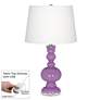 African Violet Apothecary Table Lamp with Dimmer