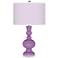 African Violet Diamonds Apothecary Table Lamp