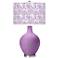 African Violet Gardenia Ovo Table Lamp