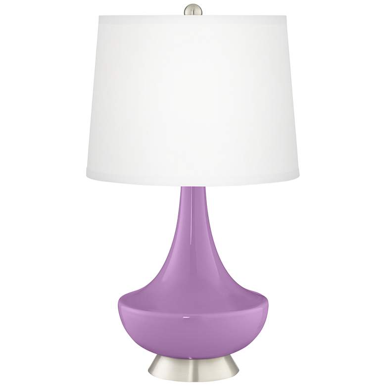 Image 2 African Violet Gillan Glass Table Lamp