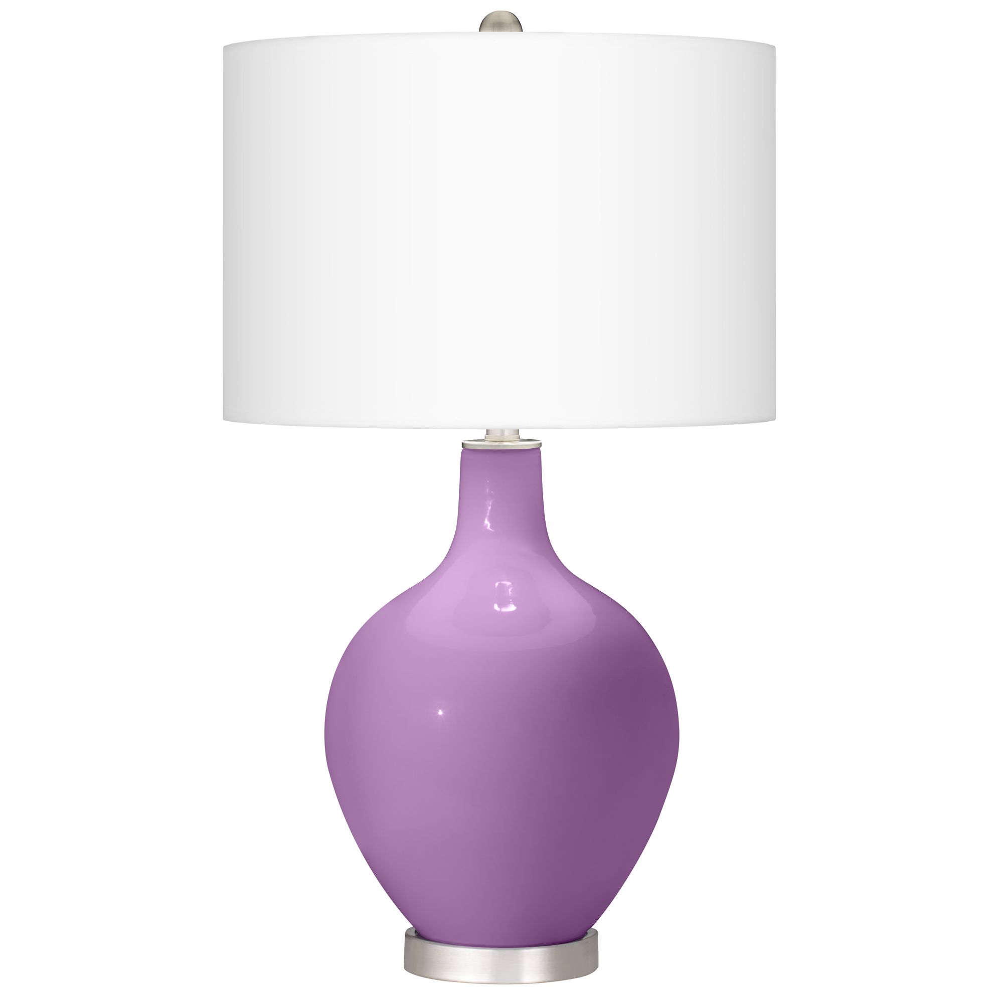 African Violet Ovo Table Lamp With Dimmer